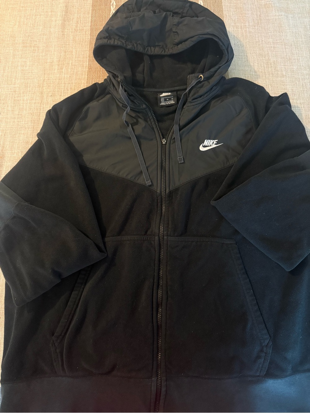 Nike Black Hooded Performance Fleece Jacket